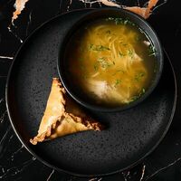 Токмач с треугольником в Level kitchenbar