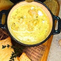 Креветки в соусе Песто в Ресторан Хата возле Шереметьево