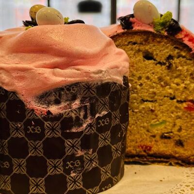 Дрожжевой пасхальный кулич на сливках в Кондитерская Эклер по цене 250 ₽