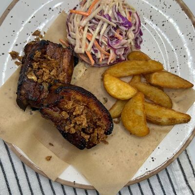 Свиные ребрышки яндекс в ZEBRA по цене 650 ₽