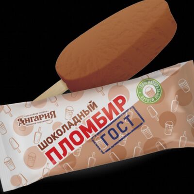 Пломбир ГОСТ шоколадный в Планета мороженого по цене 114 ₽