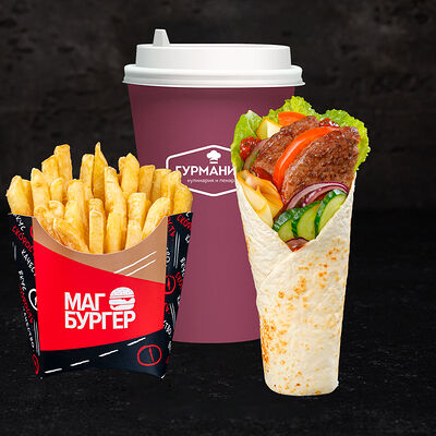 Комбо Дачный ролл и горячий напиток в Магбургер & Братья Караваевы по цене 495