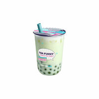 S Яблоко-дыня с кусочками яблока в Tea funny Bubble tea