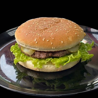 Гамбургер в Булка и Мясо по цене 610 ₽