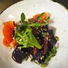 Салат с печёной свеклой, лососем слабой соли, кедровыми орешками и греческой заправкой в Олимпия food по цене 600
