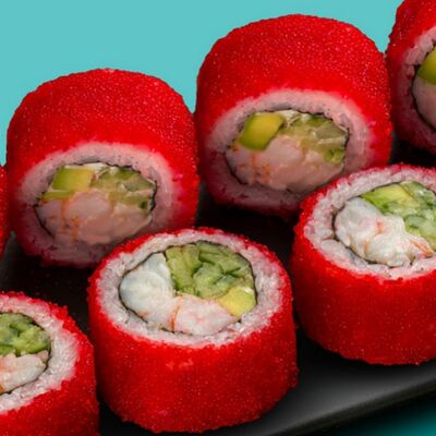 Калифорния с креветкой в О! Суши по цене 1370 ₽