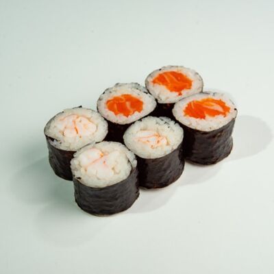 Малая сборка: лосось, креветка (6 шт.) в ЁБИСАН по цене 689 ₽