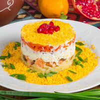 Салат Мимоза в Мушмула