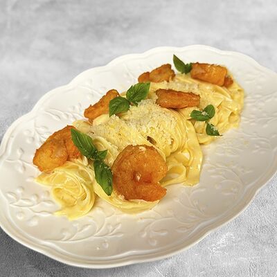 Паста с креветками в MaMa Mia по цене 591 ₽