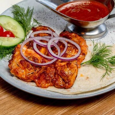 Шашлык куриный в Хинкальный дом по цене 650 ₽