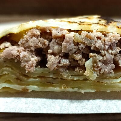 Блинчик с мясом в Кранч по цене 95 ₽