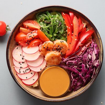 Боул с креветками в Корица по цене 470 ₽