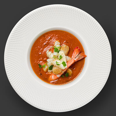 Суп тосканский с морепродуктами в Cheesus по цене 890 ₽