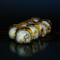 Жареный ролл с угрем в HamsteR