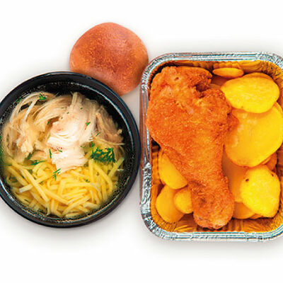 Комбо 2 Лапша в Чикен Пицца по цене 385 ₽