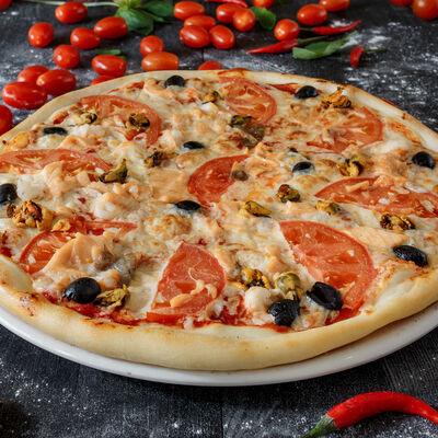 Пицца с морепродуктами в Аквасуши по цене 699