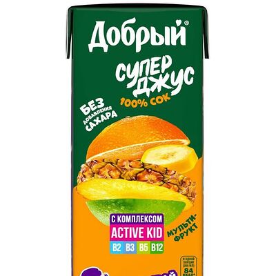 Сок Добрый Суперджус Мультифрукт в River & House по цене 100 ₽
