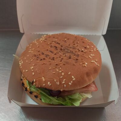 Бургер Рязанский пацанчик в Шашлычный СТАРЫЙ КРУГ по цене 400 ₽