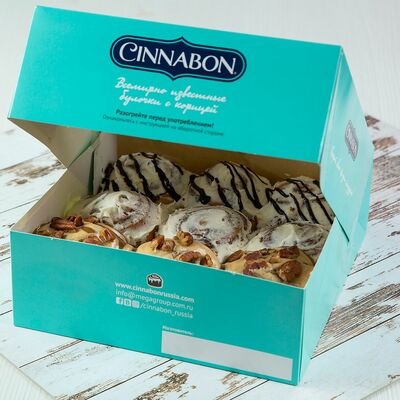 Синнапак 9 мини-булочек ассорти в Cinnabon по цене 1655 ₽