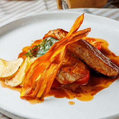 Филе индейки с тархуном и овощами в Al dente по цене 945 ₽