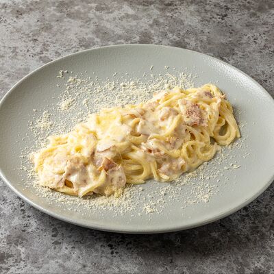 Спагетти карбонарав Егерь по цене 940 ₽