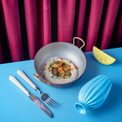 Гребешки с муссом из цветной капусты в VASILCHUKI Chaihona №1 по цене 1650