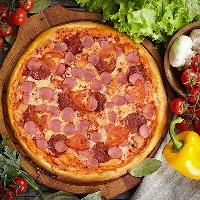 Пицца Охотничья 33 см в Pizza bon appétit по цене 790 ₽