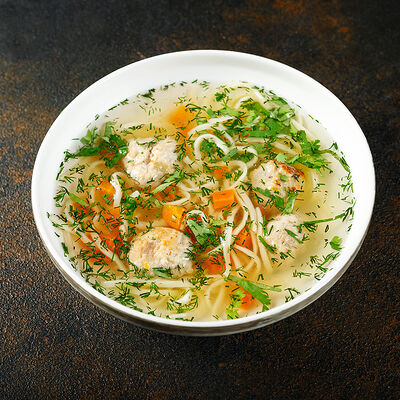 Домашняя лапша с фрикадельками в Shemodi Шемоди по цене 430 ₽