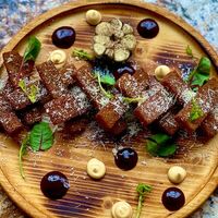 Гренки с чесноком и пармезаном в Дуэты