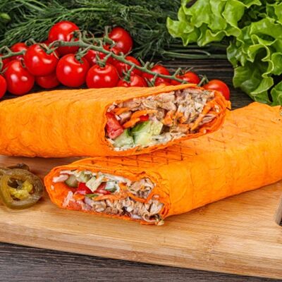 Шаурма с сырным лавашом Острая в Шаурма по цене 360 ₽