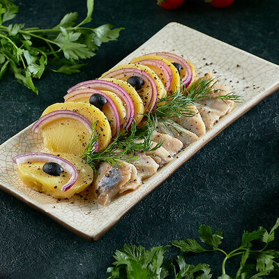 Сельдь в пряном посоле с картофелем в Тбилисити по цене 390 ₽