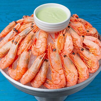 Магаданские креветки на льду в Pacific по цене 1400 ₽