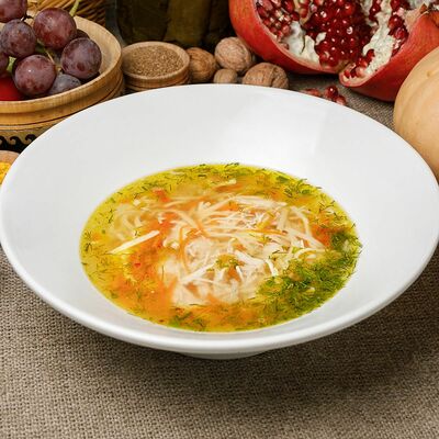 Суп Лапша куриная в Шашлычный дворик по цене 325 ₽