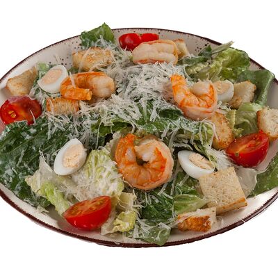 Цезарь с креветками в Underground Sushi City по цене 620 ₽