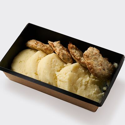 Котлета рубленая куриная с пюре XL в UPPETIT по цене 470 ₽