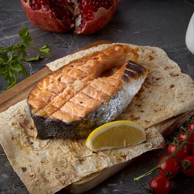 Стейк из сёмги на гриле в Горячий мангал по цене 949 ₽