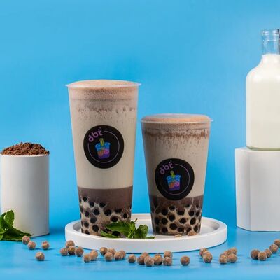 Мятный шоколад с тапиокой L в Double Bubble Tea по цене 525 ₽