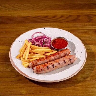 Купаты с картофелем фри в Хосперкафе бульвар по цене 850 ₽