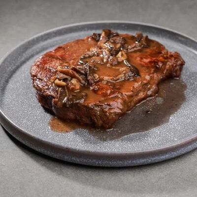 Стейк Рибай с жареными грибами в 321 Club by Novikov по цене 990