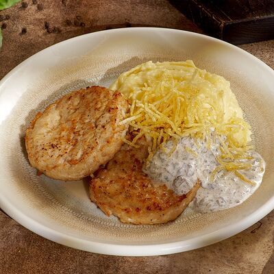 Куриные котлеты на пару в Урюк по цене 630 ₽