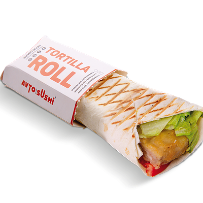 Тортилья-ролл с курицей в Автосуши по цене 219 ₽