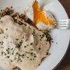 Гречневая каша с грибами, мусс из пармезана, яйцо-пашот в Sava по цене 490