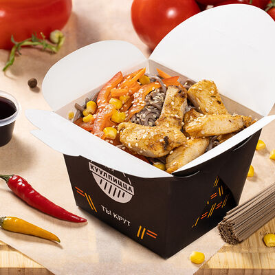 Вок Премиум Соба с курицейв Шаурма Куулпицца по цене 635 ₽