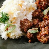 Говяжьи митболы в соусе терияки с рисом в Не Спица