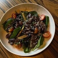 Телятина с руколой и шампиньонами в Саванна