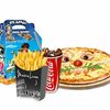 Детская пицца + фри + напиток на выбор + маленькая игрушка в Mezza Luna Fast Food по цене 1800