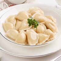 Вареники с картофелем в Пончик