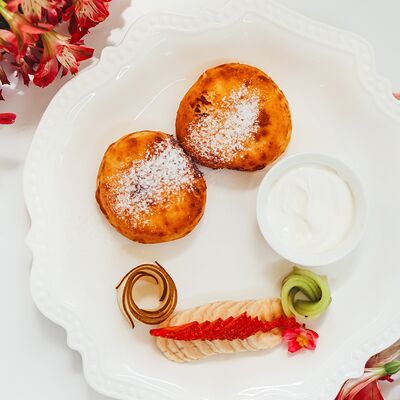 Сырники с карамелью в Лаверна по цене 650 ₽