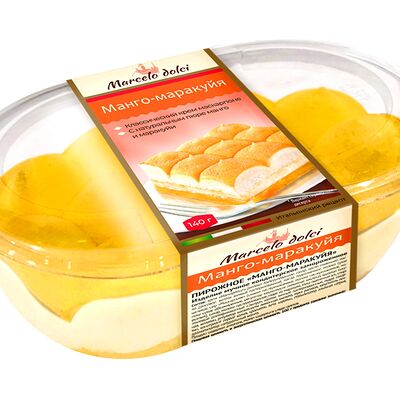 Пирожное Манго-маракуйя в Мельница-СушиШЕФ по цене 280 ₽