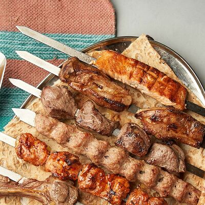 Шашлык из бараньей мякоти в На речке по цене 850 ₽